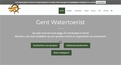 Desktop Screenshot of gent-watertoerist.be