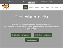 Tablet Screenshot of gent-watertoerist.be